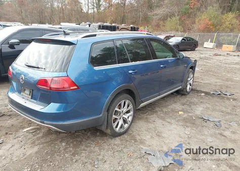 2017 Volkswagen Golf Alltrack из США, поврежденный, VIN 3VWH17AU5HM544638